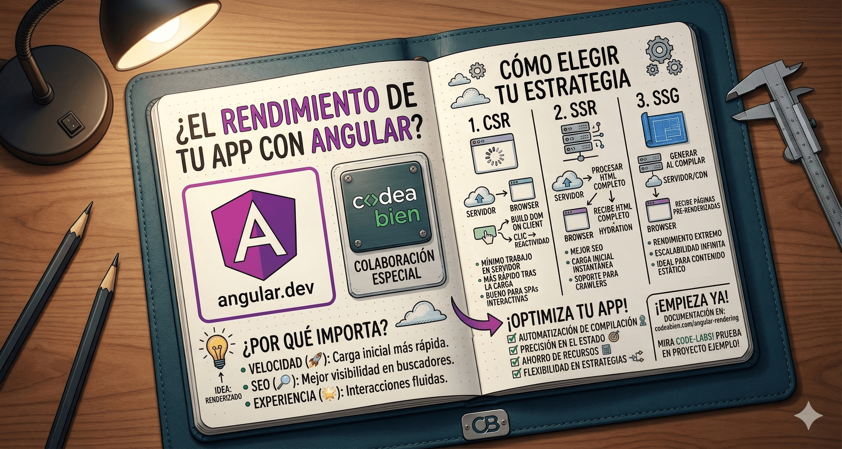 Angular rendering: CSR, SSR y SSG